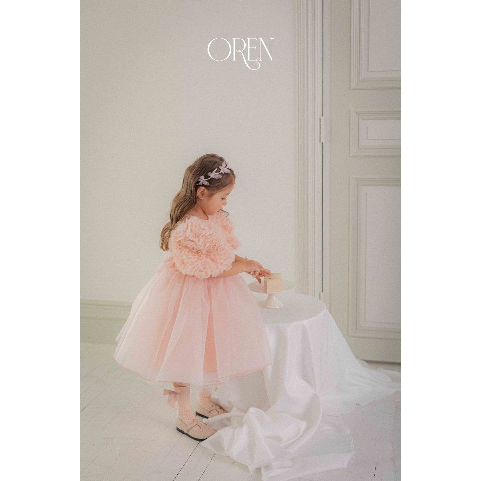 Oren 洋裝 오렌 블러썸로즈원피스키즈-細節圖6