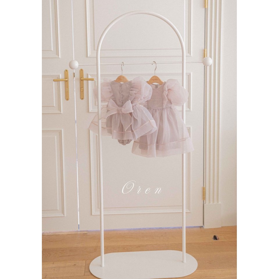 Oren 洋裝 오렌 세레나핀턱오간자원피스키즈-細節圖8