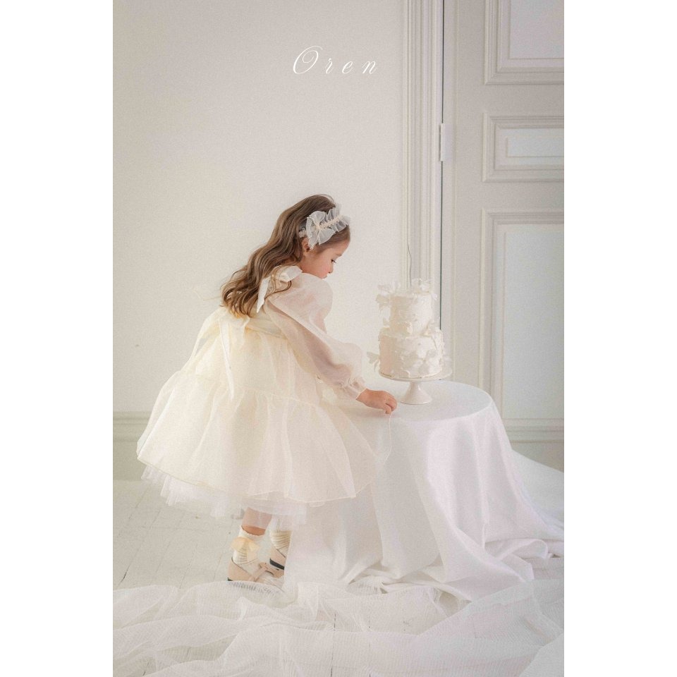 Oren 洋裝 오렌 세린느오간자원피스키즈-規格圖6
