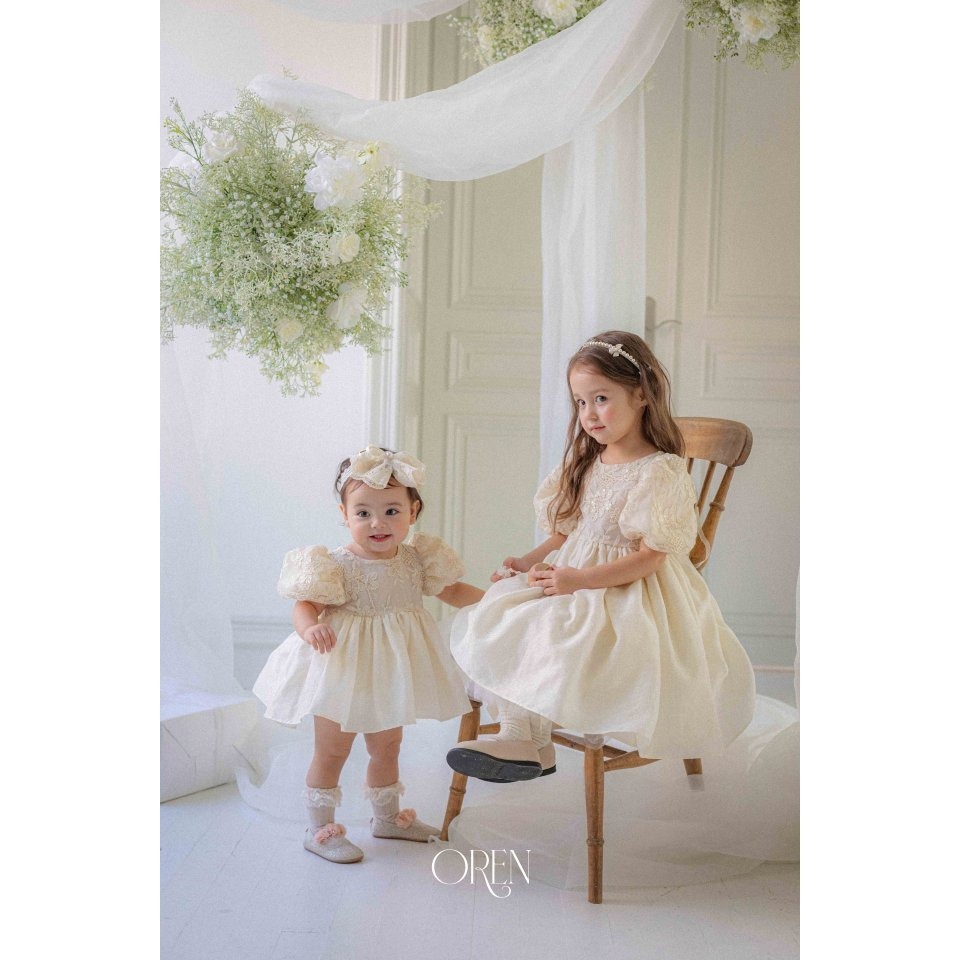 Oren 洋裝 오렌 에타블링드레스키즈-細節圖4