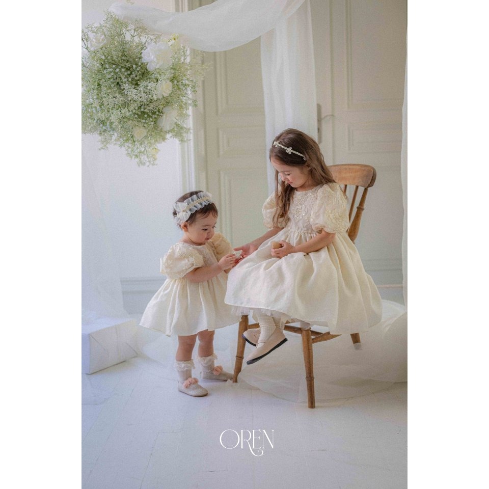 Oren 洋裝 오렌 에타블링드레스키즈-細節圖5