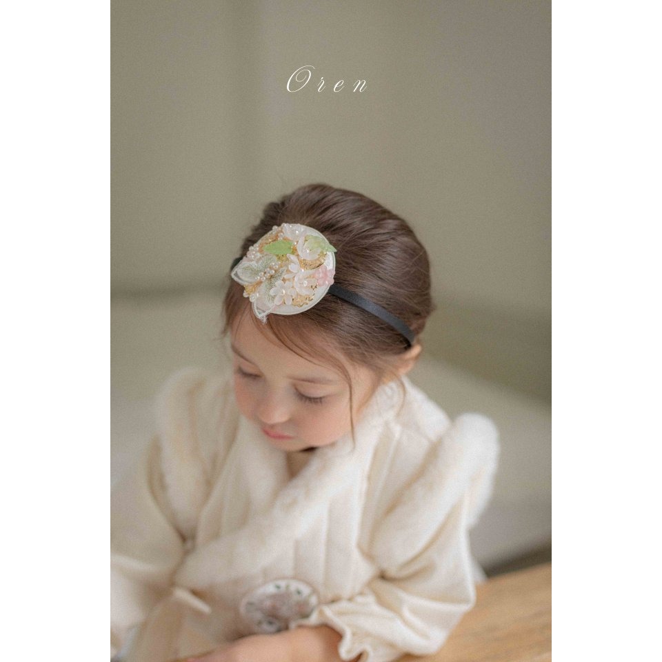 Oren 韓服傳統髮飾 오렌 아린코사지머리띠-細節圖2