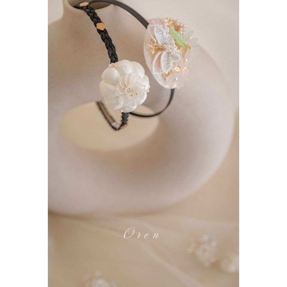 Oren 韓服傳統髮飾 오렌 아린코사지머리띠-細節圖5