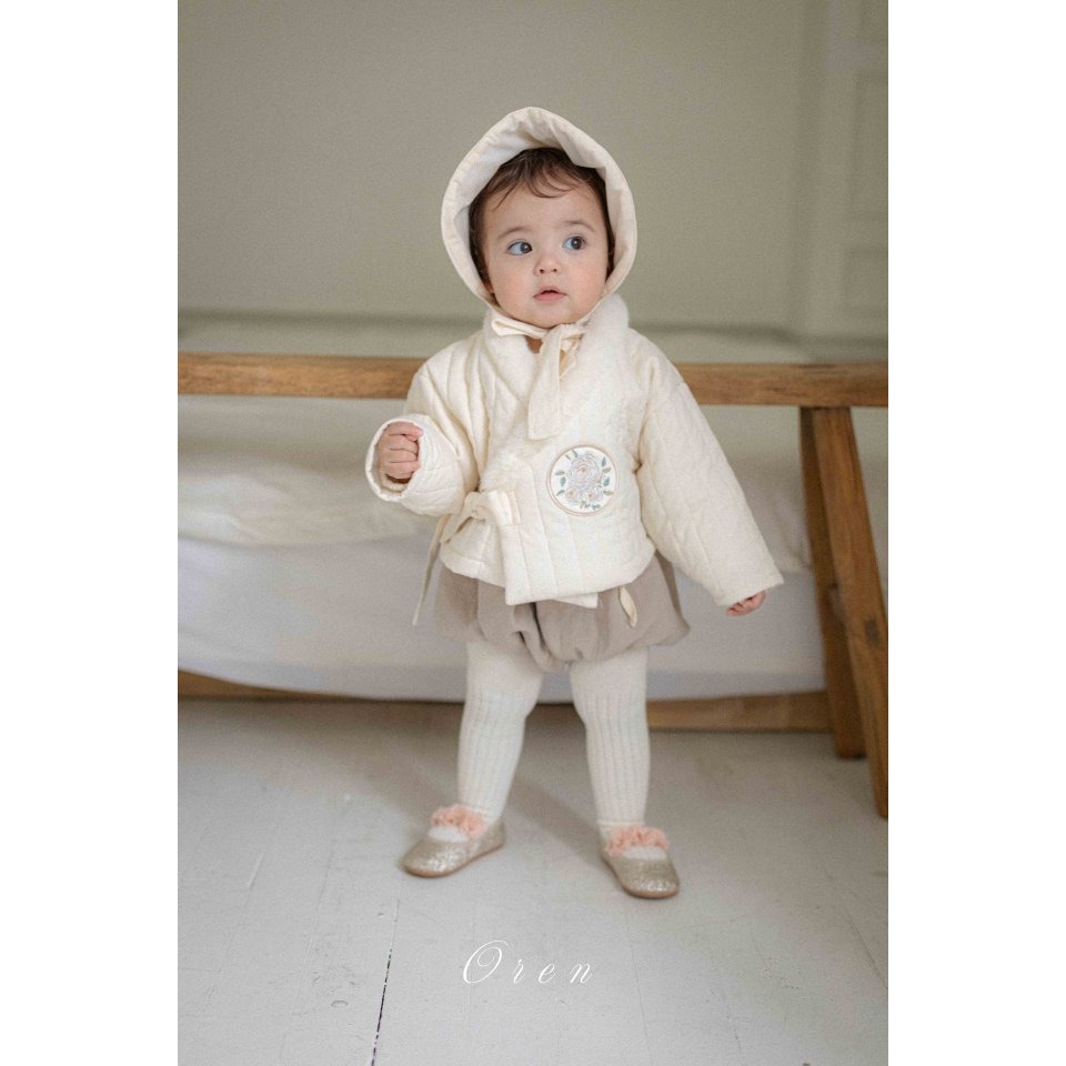 Oren 包屁衣 오렌 윤슬남아슈트형누빔한복-細節圖2