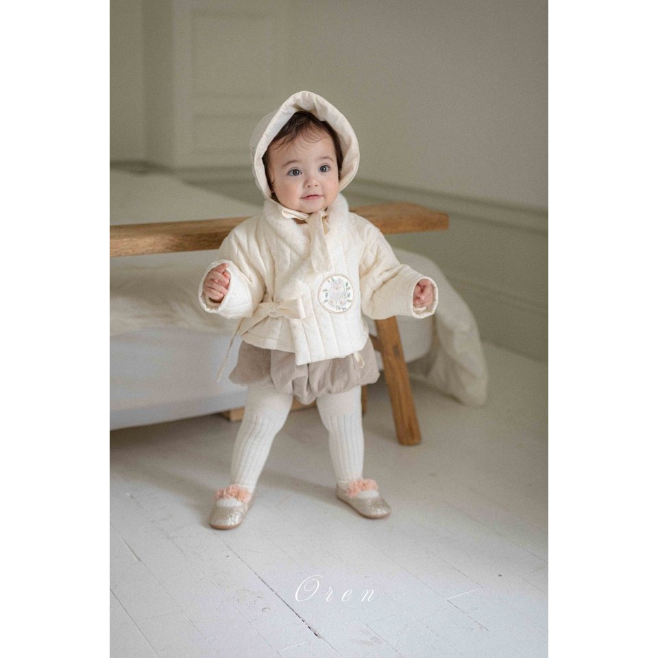 Oren 包屁衣 오렌 윤슬남아슈트형누빔한복-細節圖5