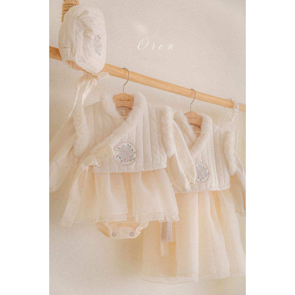 Oren 洋裝 오렌 윤슬여아원피스한복키즈-細節圖3