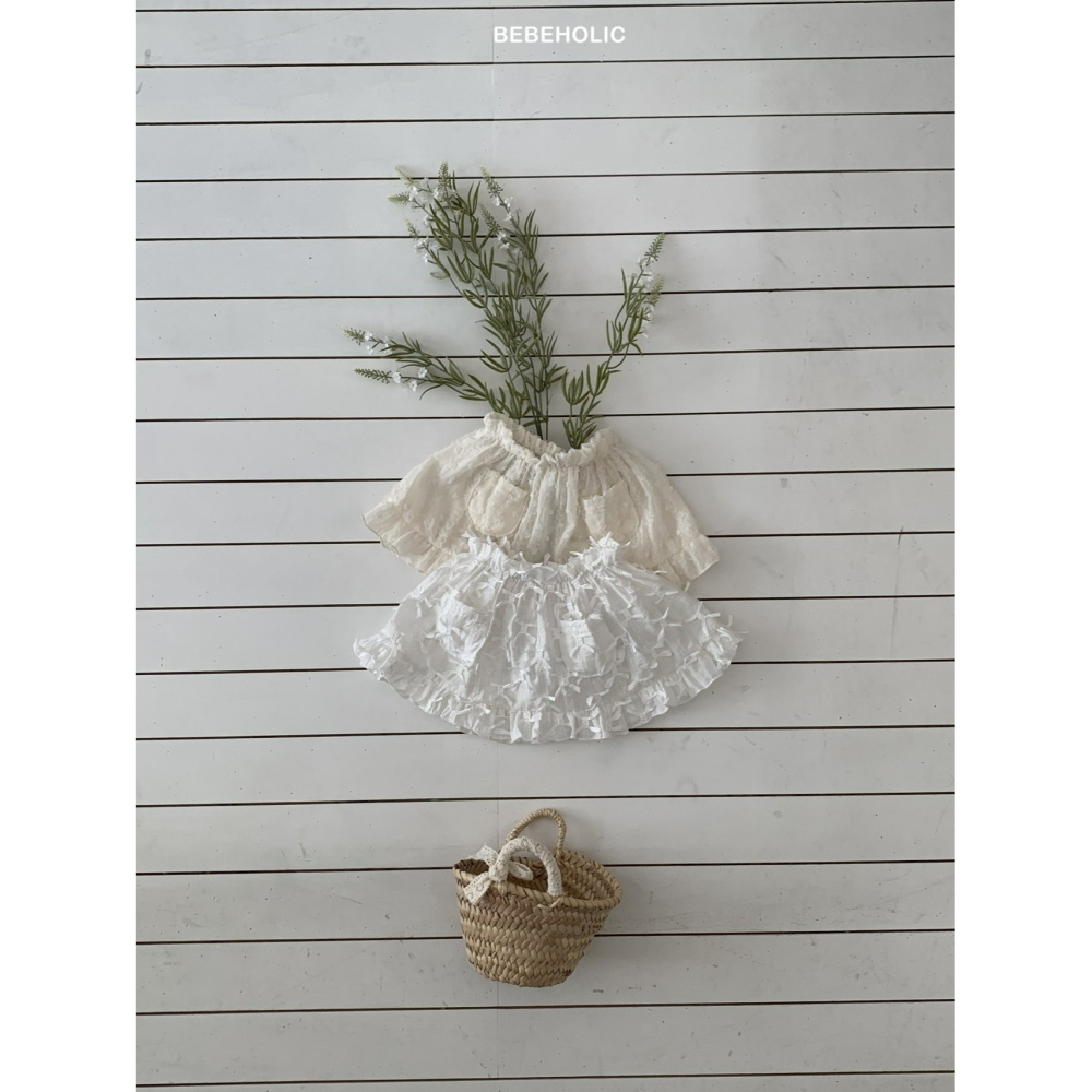 Bebeholic 裙子 베베홀릭 프랑레이어드스커트-細節圖2