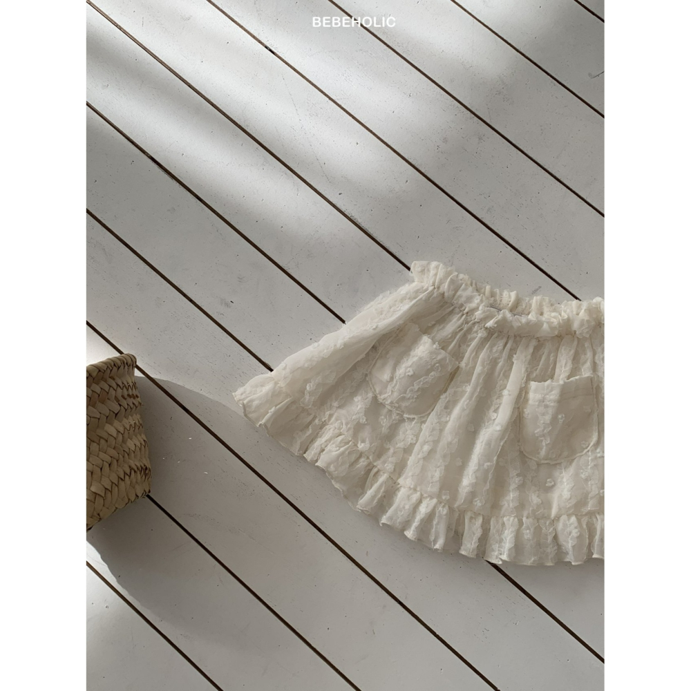 Bebeholic 裙子 베베홀릭 프랑레이어드스커트-細節圖5