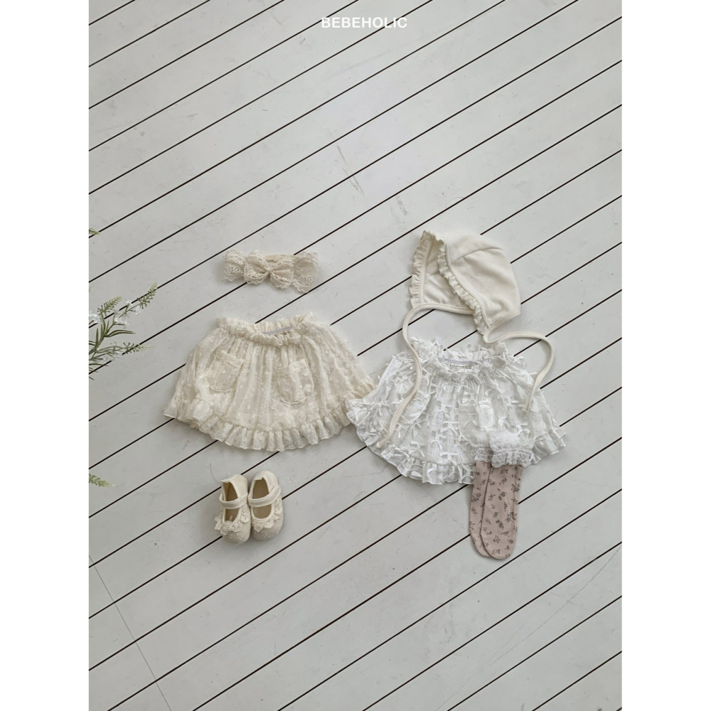 Bebeholic 裙子 베베홀릭 프랑레이어드스커트-細節圖6