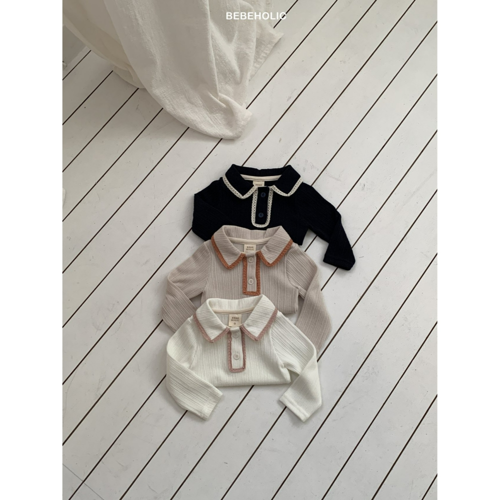 Bebeholic 上衣 베베홀릭 피치레이스티-細節圖2