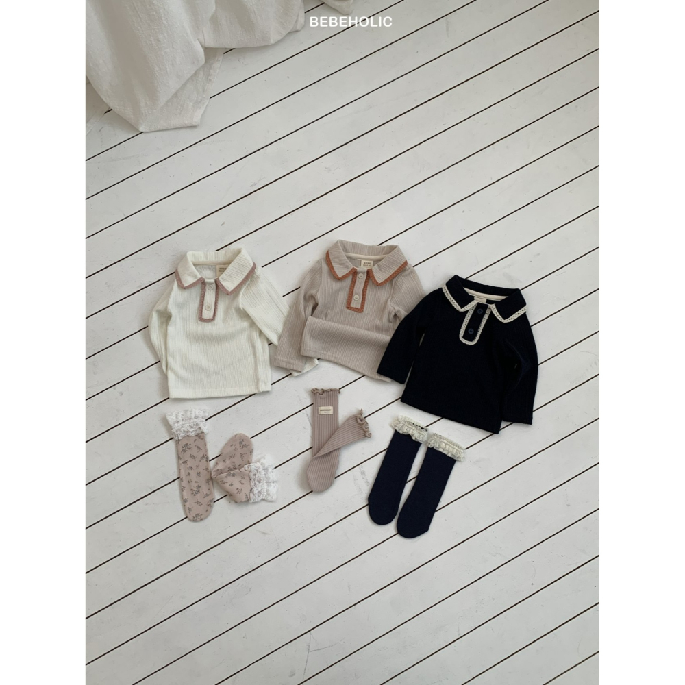 Bebeholic 上衣 베베홀릭 피치레이스티-細節圖7