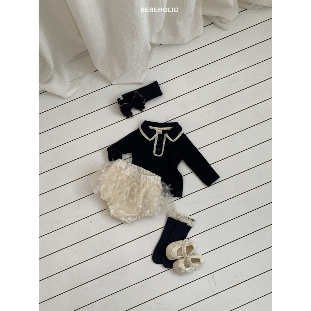 Bebeholic 上衣 베베홀릭 피치레이스티-細節圖10