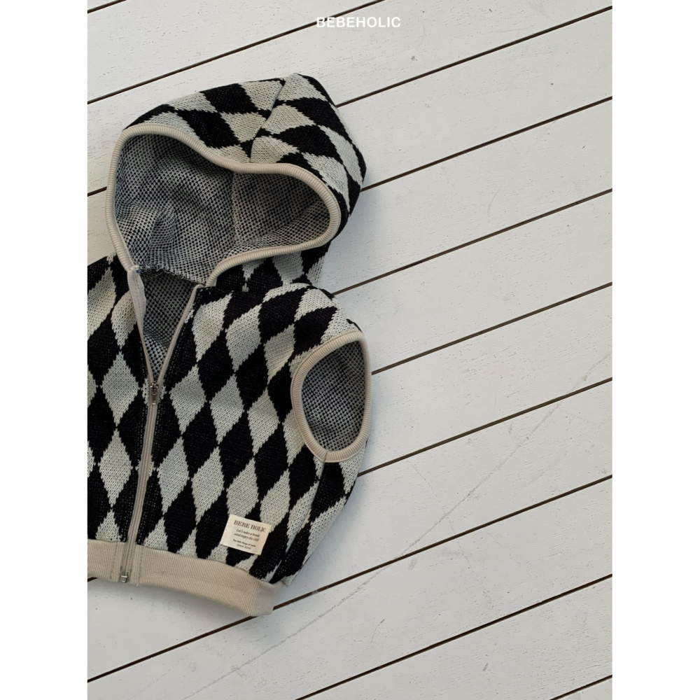 Bebeholic 背心 베베홀릭 다이아후드조끼-細節圖4