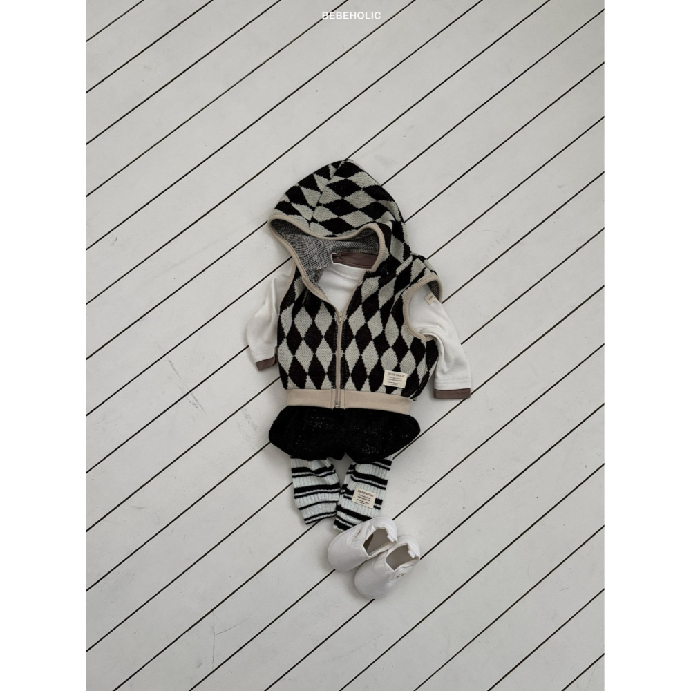 Bebeholic 背心 베베홀릭 다이아후드조끼-細節圖8