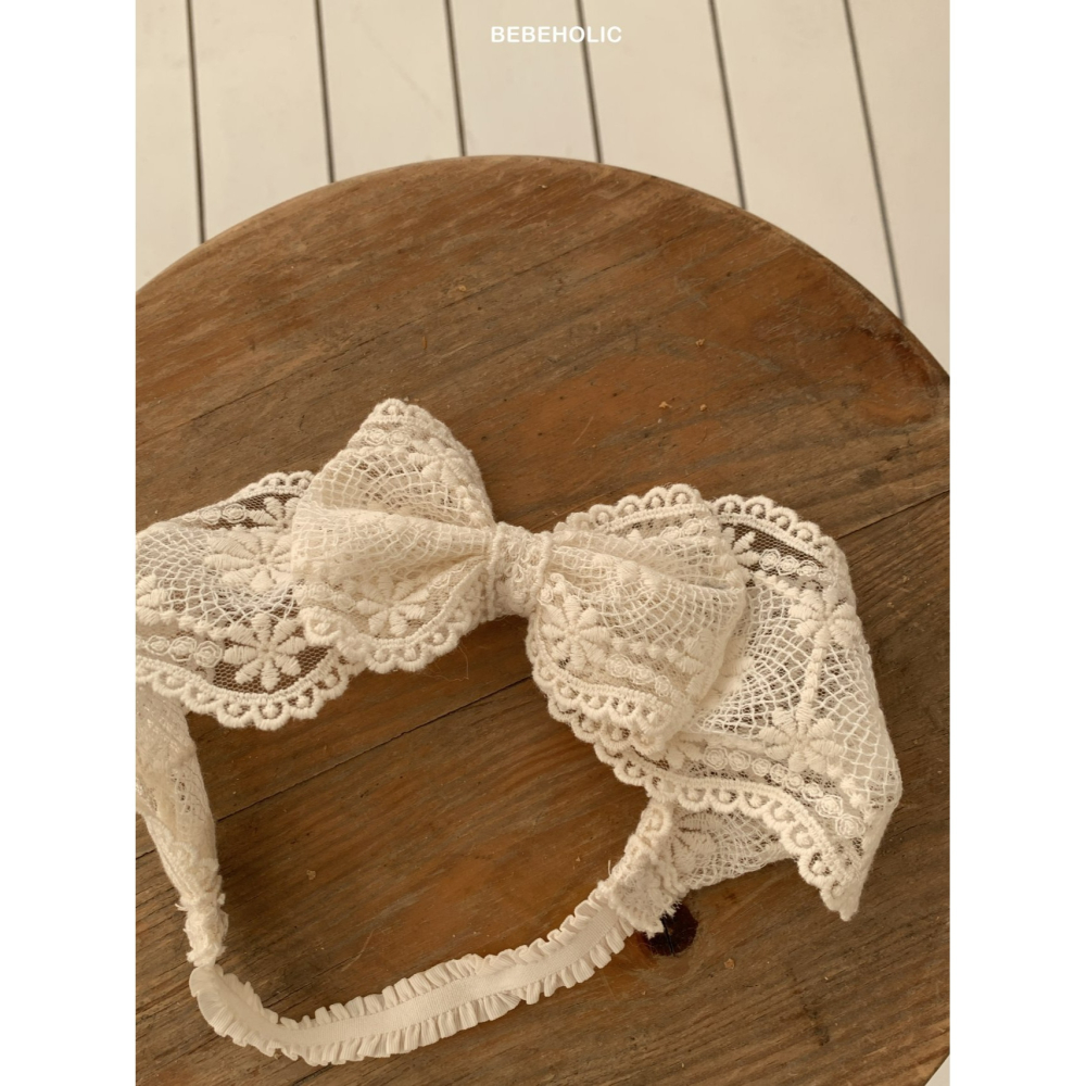 Bebeholic 髮飾 베베홀릭 레이스헤어밴드(1~4)-細節圖4