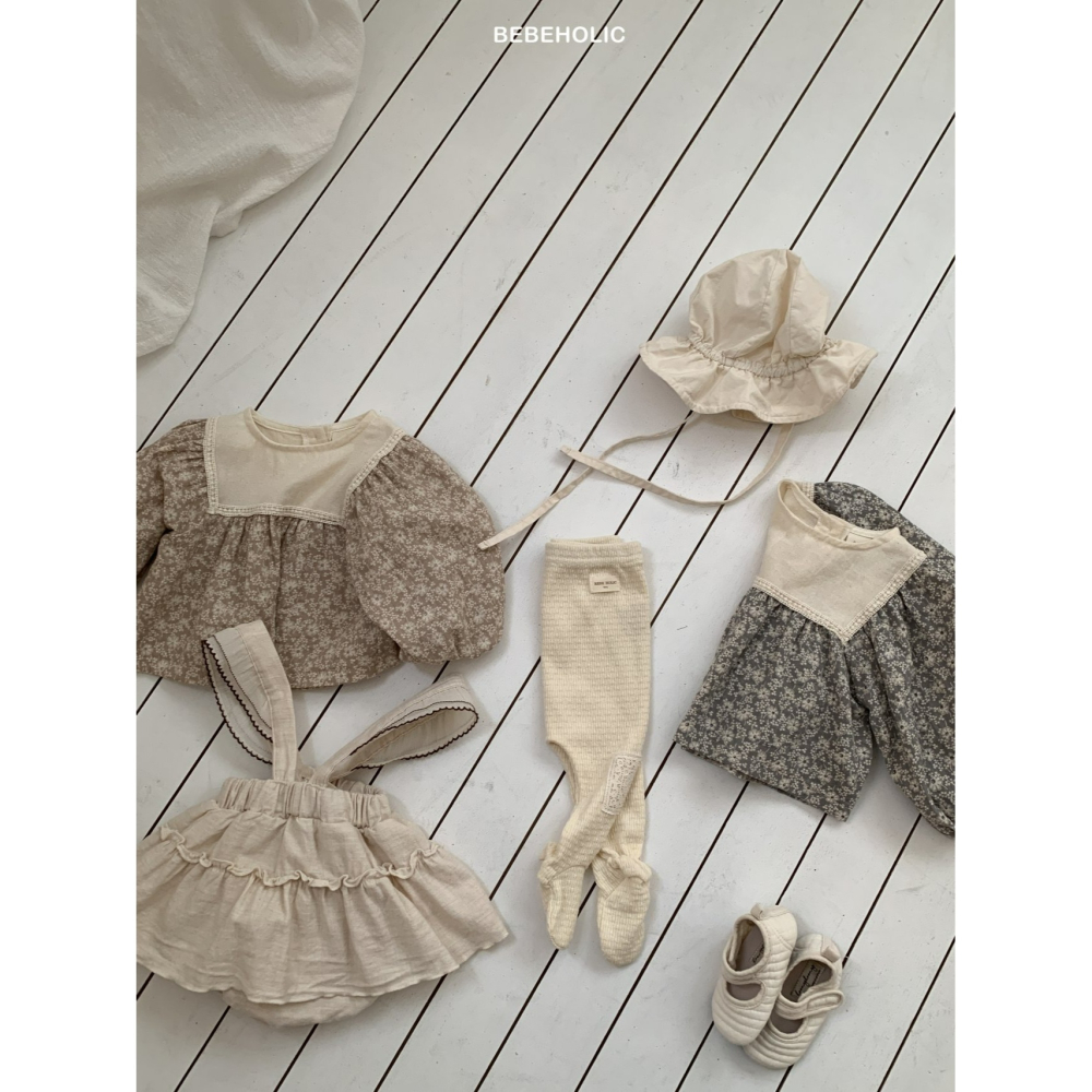 Bebeholic 上衣 베베홀릭 안개브라운스-細節圖3