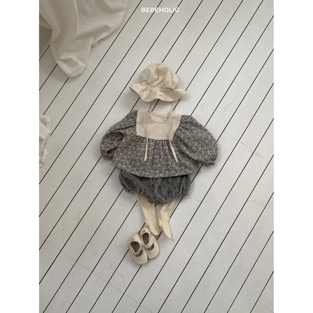 Bebeholic 上衣 베베홀릭 안개브라운스-細節圖8