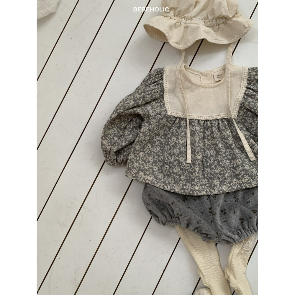 Bebeholic 上衣 베베홀릭 안개브라운스-細節圖9