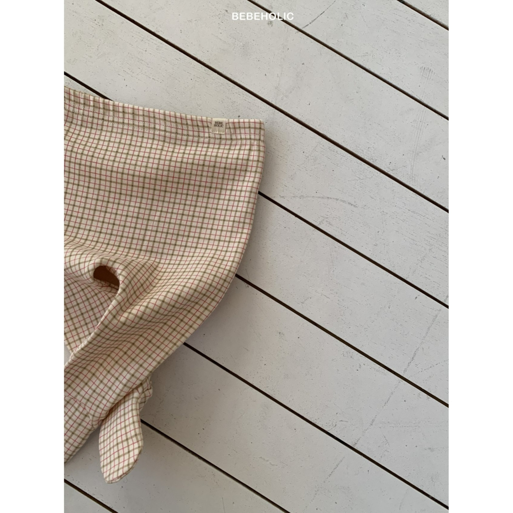 Bebeholic 內搭褲 베베홀릭 체크유발레깅스-細節圖4