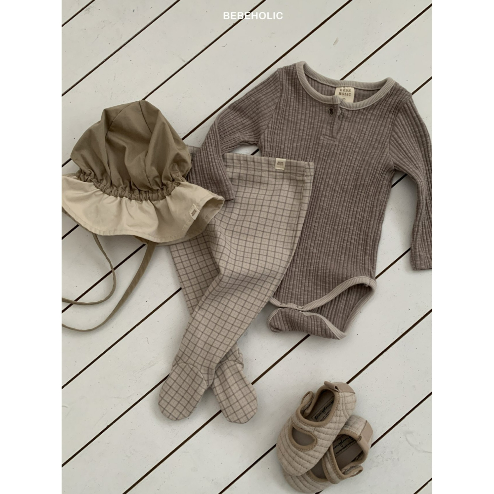 Bebeholic 內搭褲 베베홀릭 체크유발레깅스-細節圖8