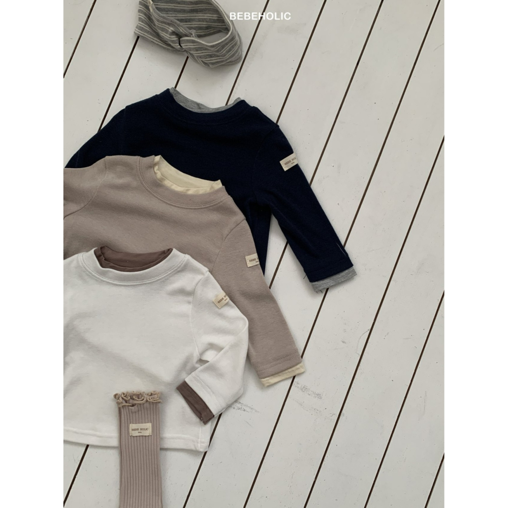 Bebeholic 上衣 베베홀릭 코나레이어드티-細節圖2