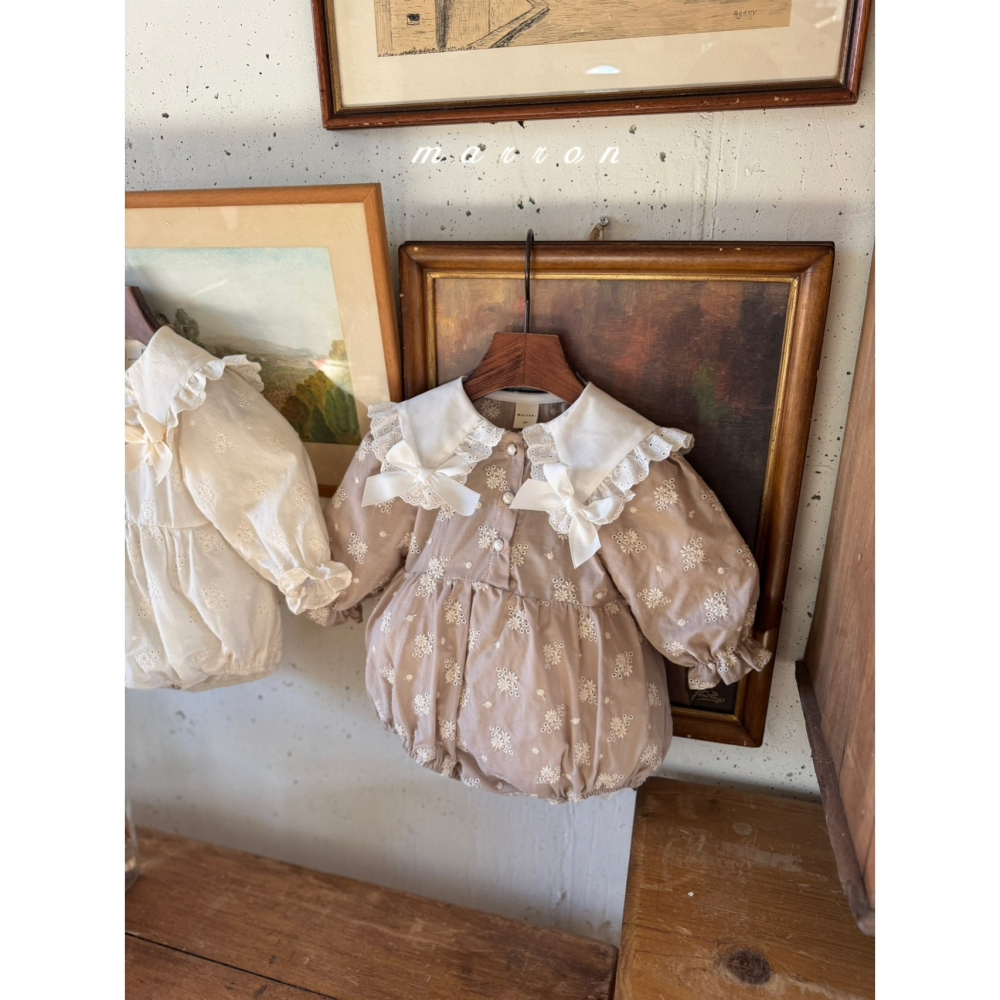 Marron 包屁衣 마론 쁘띠리본슈트-細節圖2