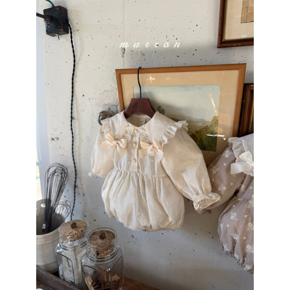 Marron 包屁衣 마론 쁘띠리본슈트-細節圖3