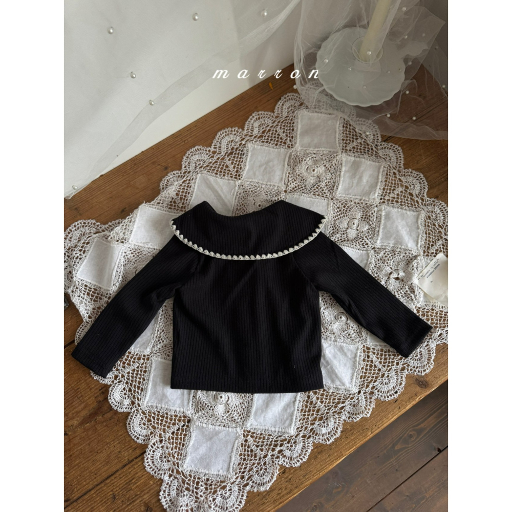 Marron 開襟衫 마론 세라리본가디건-細節圖5