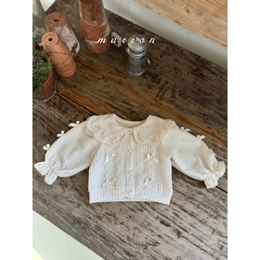 Marron 開襟衫 마론 셀린가디건-細節圖2