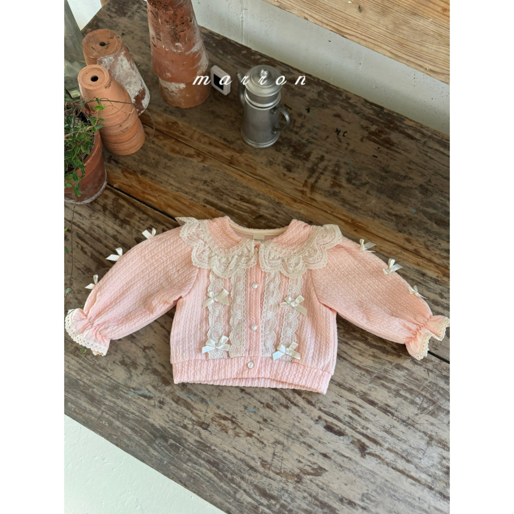 Marron 開襟衫 마론 셀린가디건-細節圖3