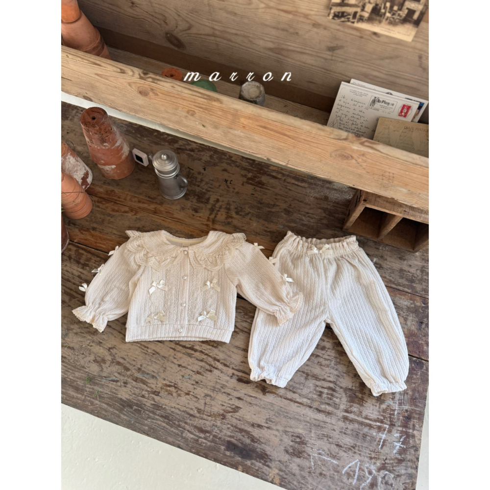 Marron 開襟衫 마론 셀린가디건-細節圖4