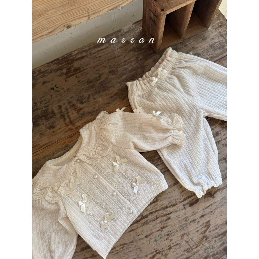 Marron 開襟衫 마론 셀린가디건-細節圖5