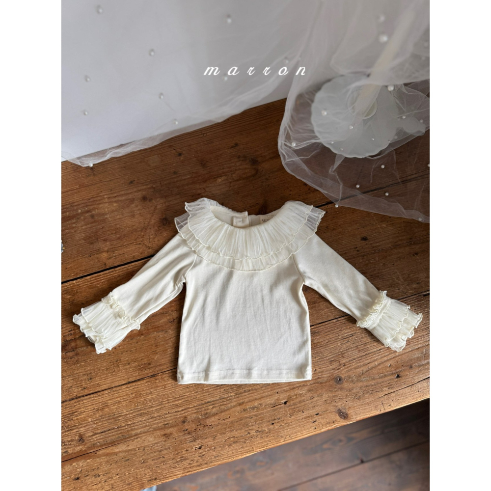 Marron 上衣 마론 스텔라티셔츠-細節圖6