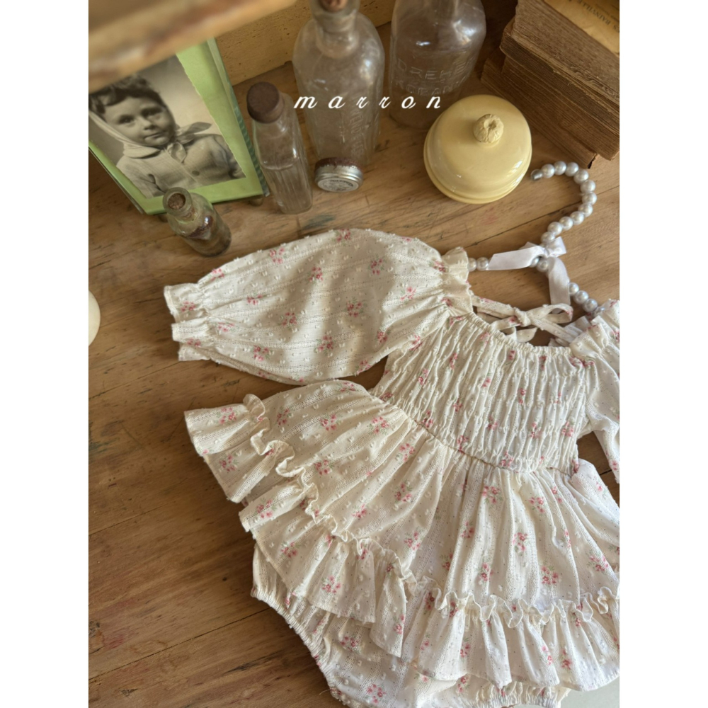 Marron 包屁衣 마론 스프링슈트-細節圖8