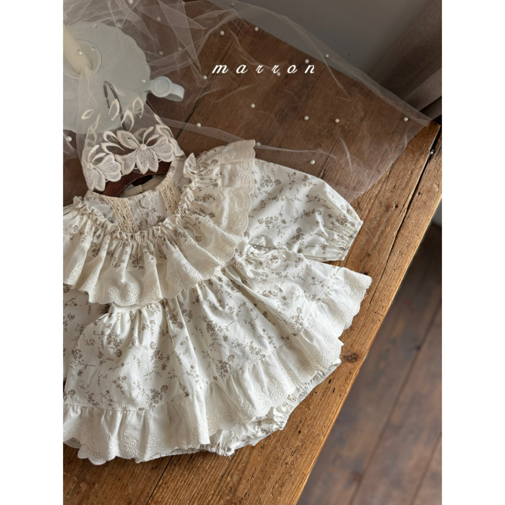 Marron 包屁衣 마론 아네스슈트(꽃)-細節圖2