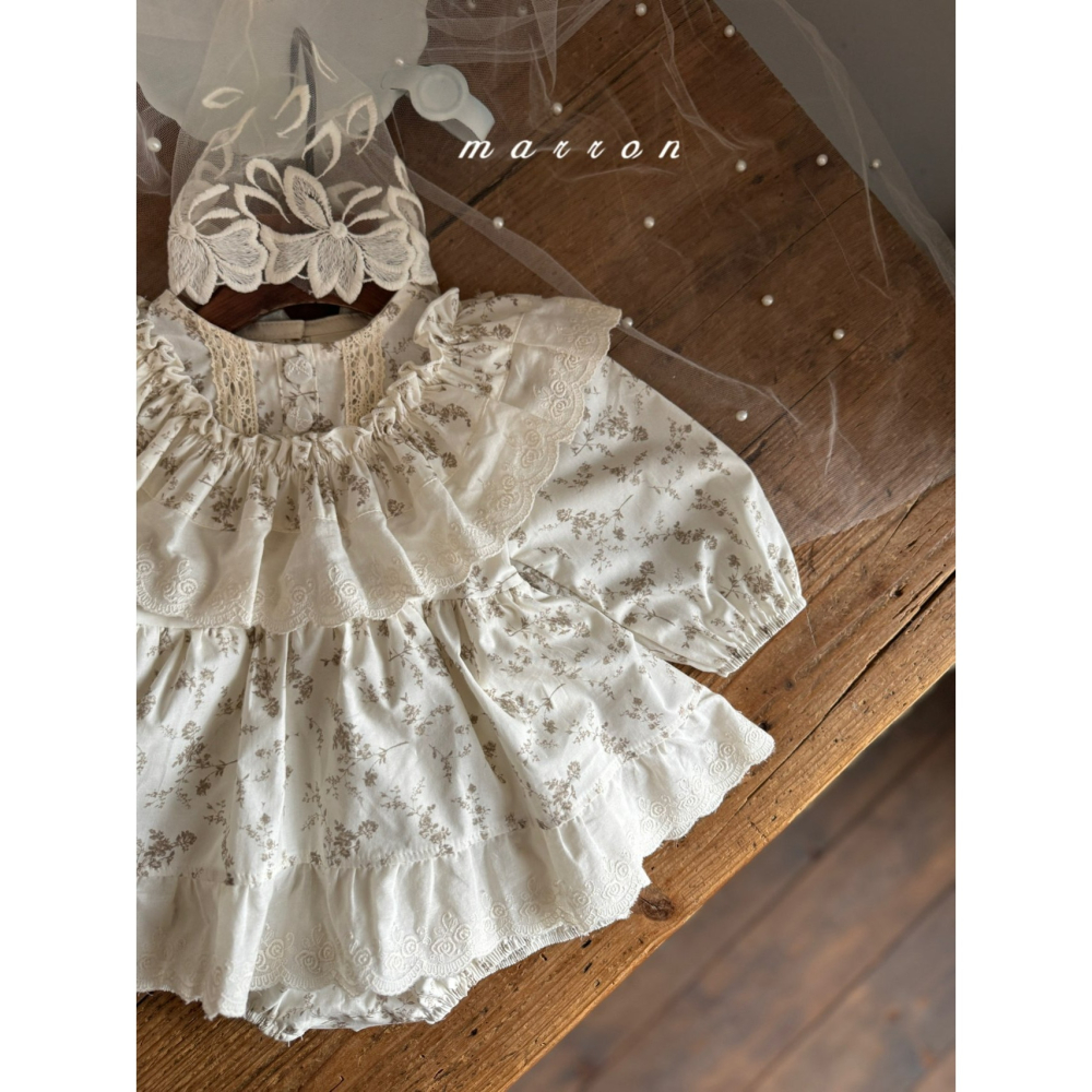 Marron 包屁衣 마론 아네스슈트(꽃)-細節圖3