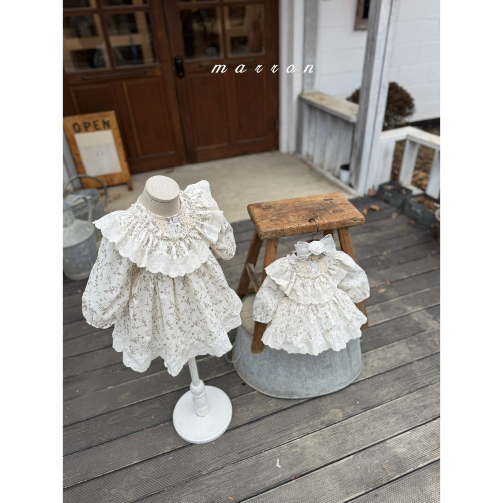 Marron 包屁衣 마론 아네스슈트(꽃)-細節圖5