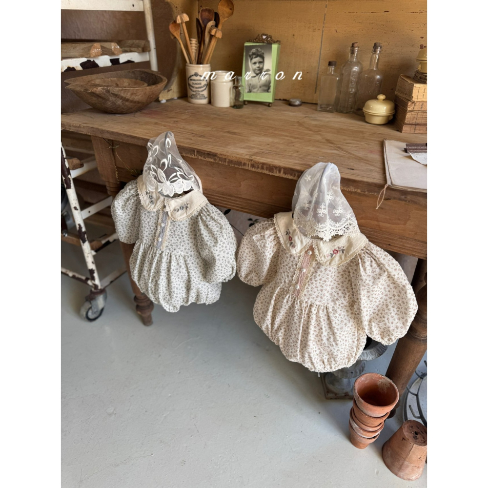 Marron 帽子 마론 잔꽃보넷-細節圖3