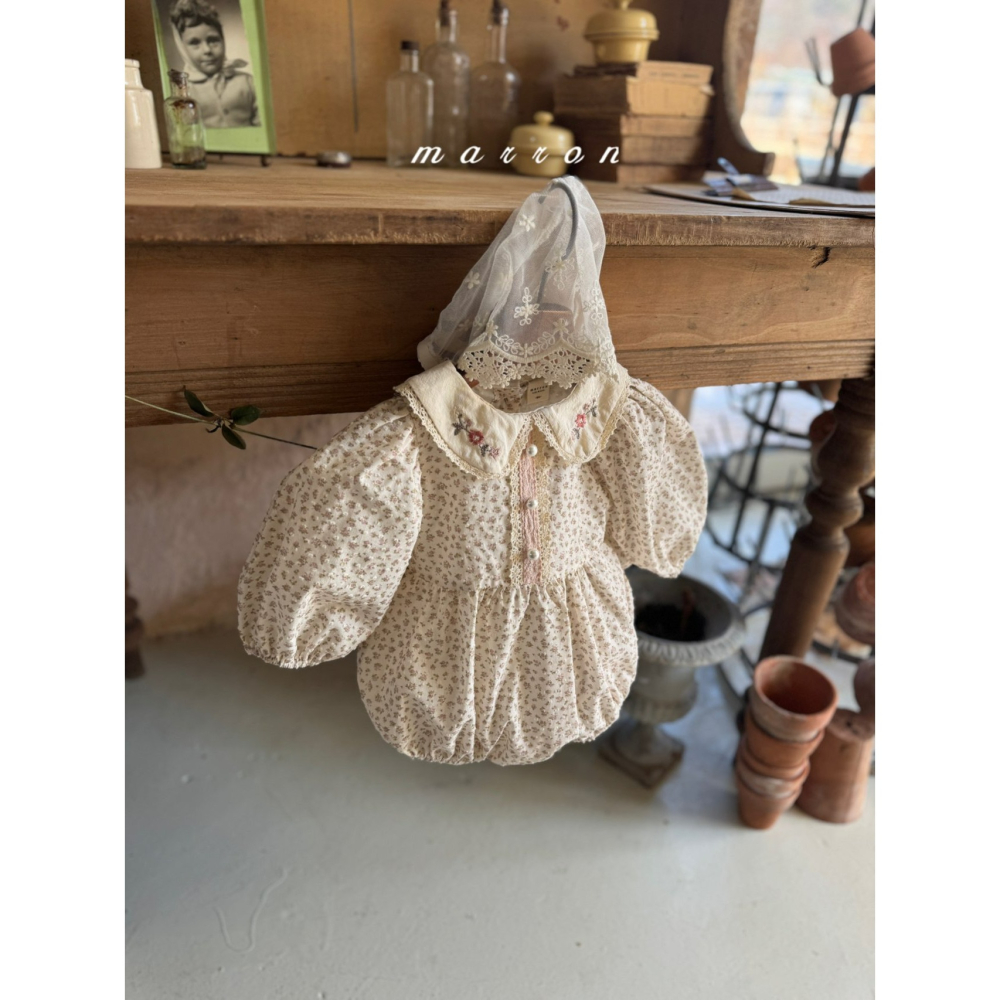 Marron 帽子 마론 잔꽃보넷-細節圖5