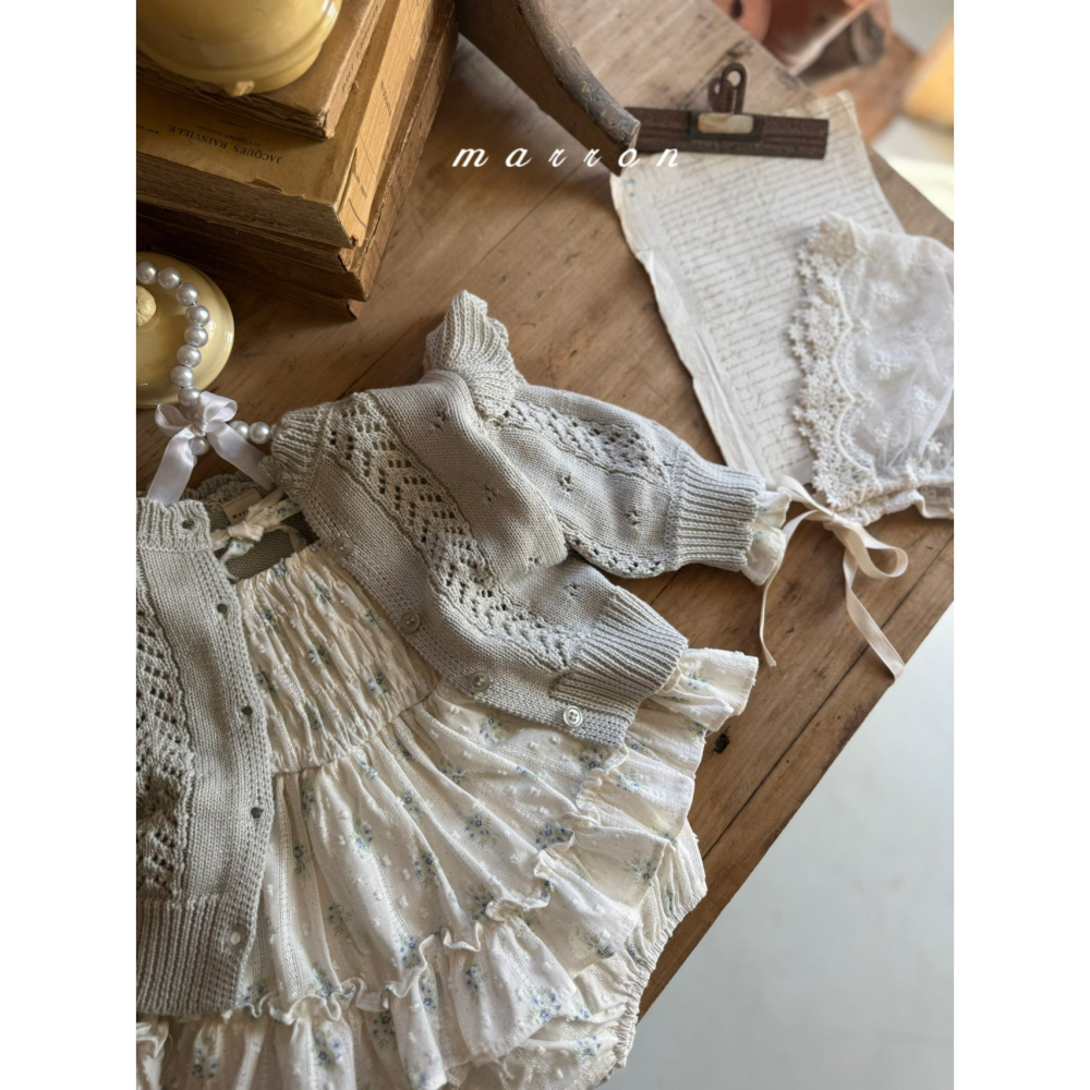 Marron 帽子 마론 잔꽃보넷-細節圖8