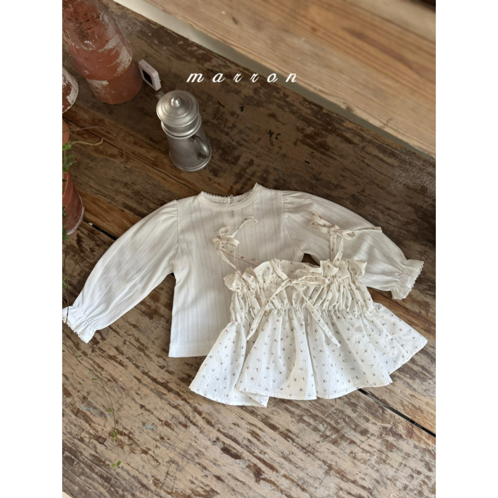 Marron 上衣 마론 젤리티셔츠-細節圖2