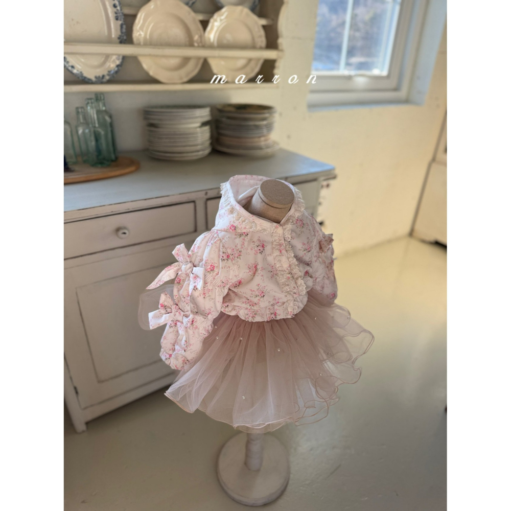 Marron 裙子 마론 진주스커트-細節圖6