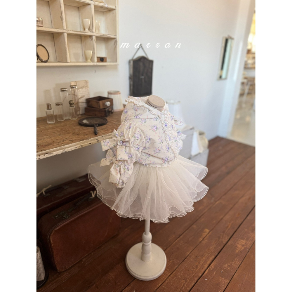 Marron 裙子 마론 진주스커트-細節圖9