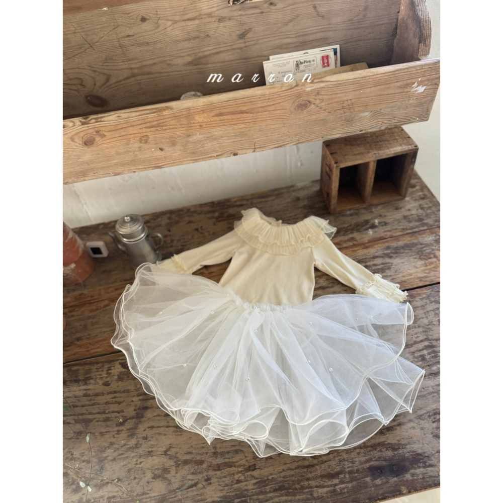 Marron 裙子 마론 진주스커트-細節圖10