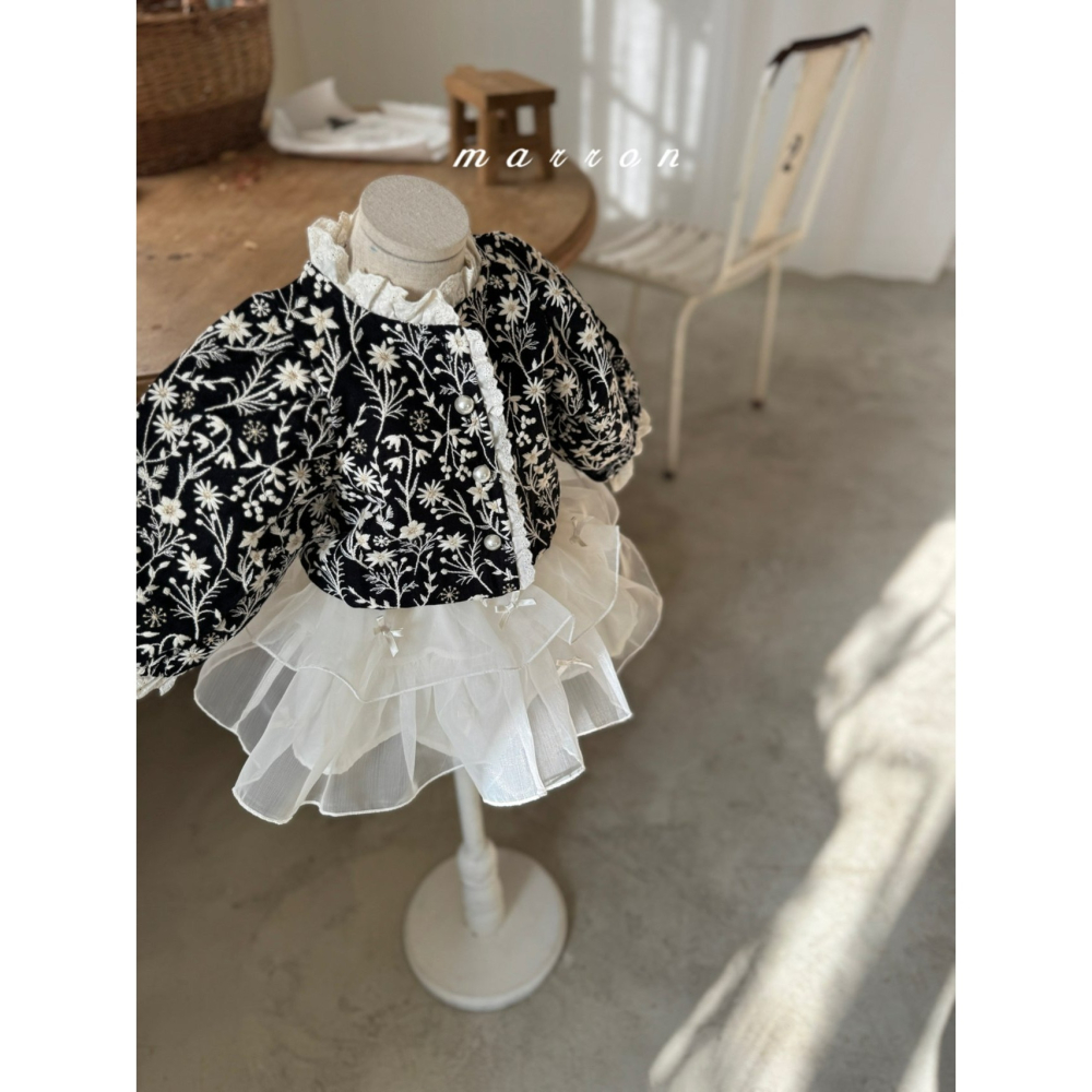 Marron 外套 마론 플라워자켓-細節圖5