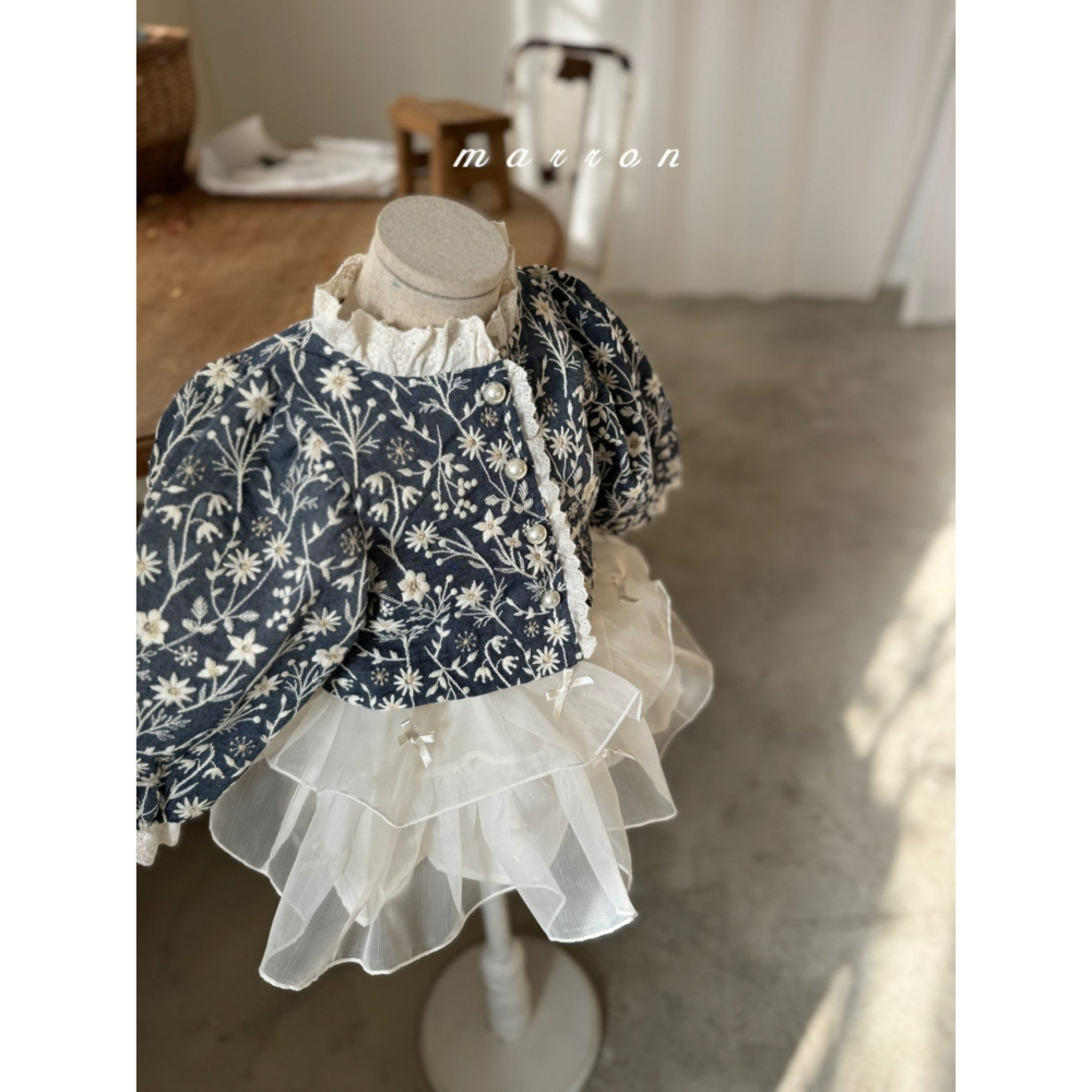 Marron 外套 마론 플라워자켓-細節圖8