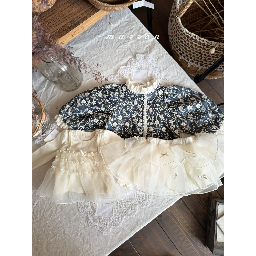 Marron 外套 마론 플라워자켓-細節圖10