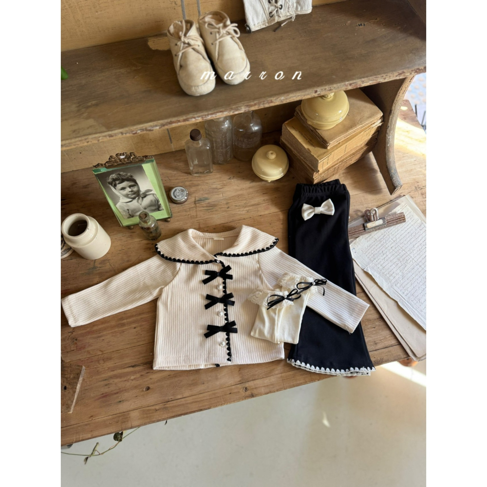 Marron 襪子 마론 리본양말-細節圖9