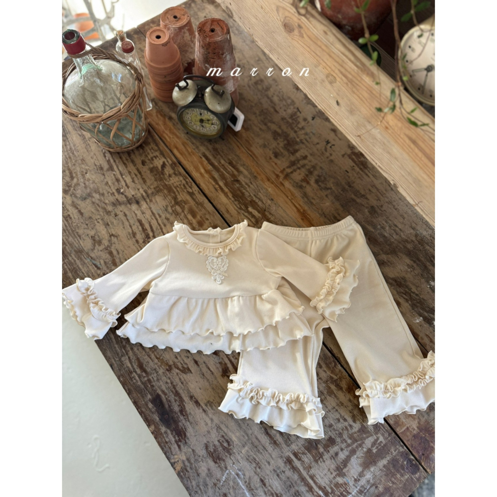 Marron 套裝 上下 마론 베리상하세트-細節圖3