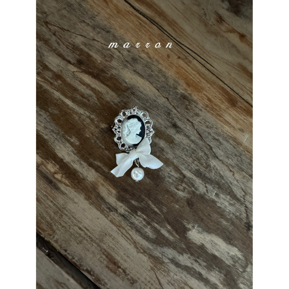 Marron 別針 마론 빅토리아브로치-細節圖3